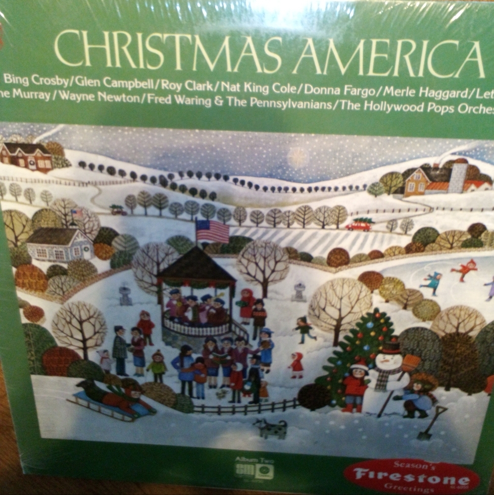 Christmas America Album 2 1974 Capital Records Firestone Promo Vinyl Sealed